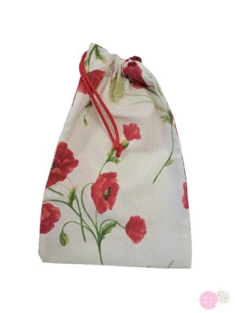 Tornazsák - pipacsos 20*30cm