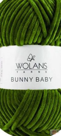 Bunny Baby plüssfonal 100-32-sötétzöld- zsenília fonal