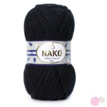 Nako Mohair Delicate Bulky - Fekete