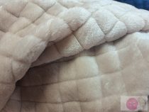 Drapp steppelt rövid szőrű műszőrme