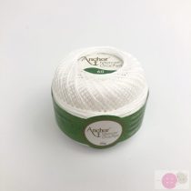 Horgoló cérna Mercer Crochet fehér 60-as 20 g