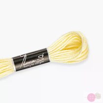Luca-s Mouliné 351/ DMC 3823/ Anchor 386/Puppets 7292/7386