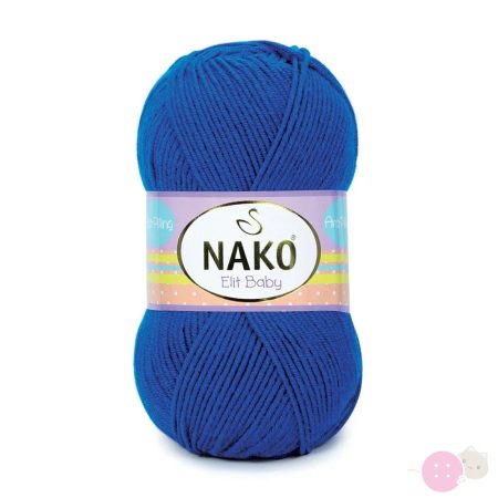 Nako Elit Baby fonal -10346-királykék