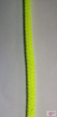 Neon sárga műszálas zsinór 5 mm