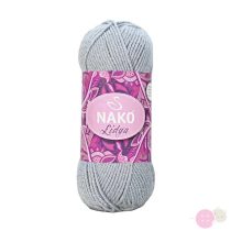 Nako Lidya csillógós akril 98535-ezüst