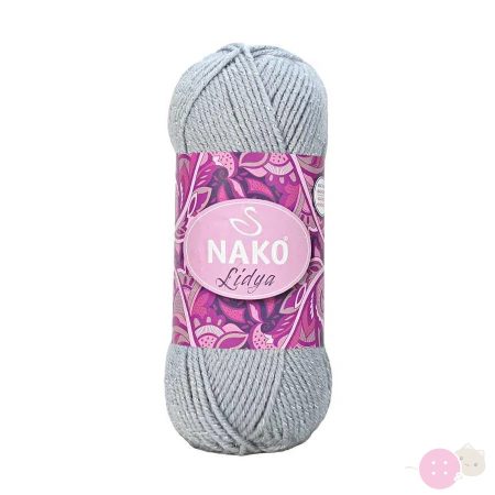 Nako Lidya csillógós akril 98535-ezüst