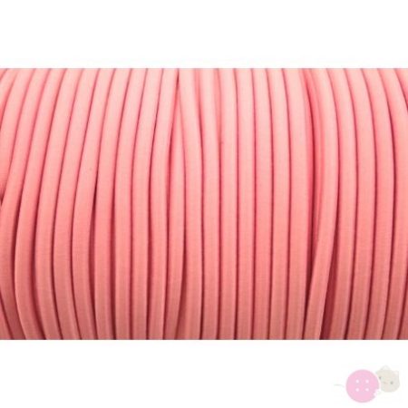 Gumizsinór Ø3 mm- rózsaszín