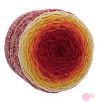 Retwisst Chainy Cotton Cake 15 sárgás-piros