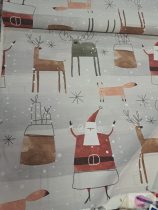 Vastag pamutvászon télapós