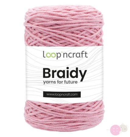 Loop'nCraft Braidy 21 rózsaszín