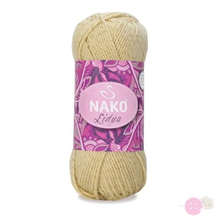 Nako Lidya csillógós akril 98415-arany