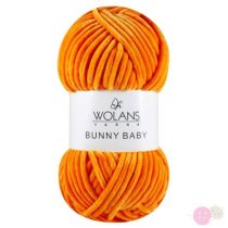 Bunny Baby plüssfonal 100-25-narancs - zsenília fonal