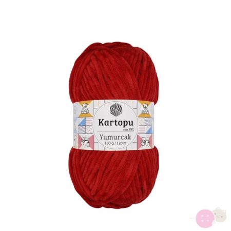 Yumurcak plüssfonal 126-merggypiroszsenília fonal
