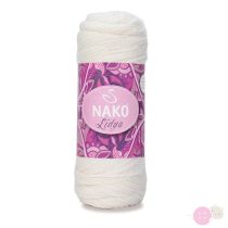 Nako Lidya csillógós akril 98510-ekrü