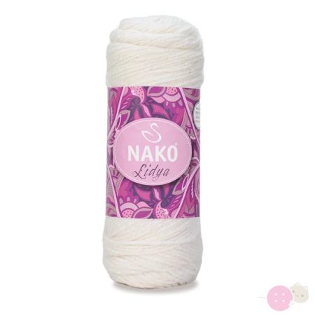 Nako Lidya csillógós akril 98510-ekrü