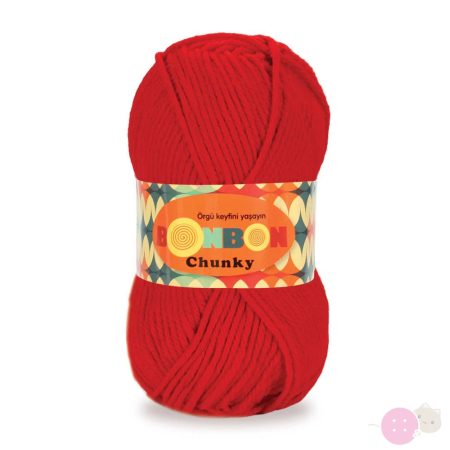 Nako Bonbon Kalin fonal -piros 98211