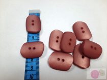Pulli designe gomb műanyag 48" fáradt rósaszín