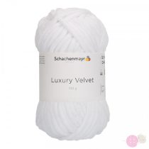 Luxury Velvet Zsenília fonal - fehér 01