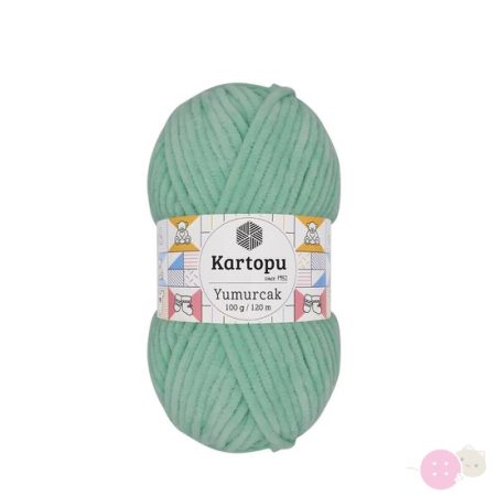 Yumurcak plüssfonal 507-aqua-zsenília fonal