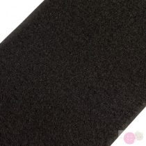 Tépőzár plüss, bolyhos szélessége 100 mm-fekete