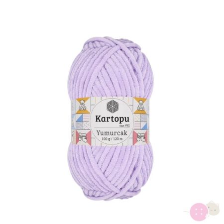 Yumurcak plüssfonal 702-levendula-zsenília fonal