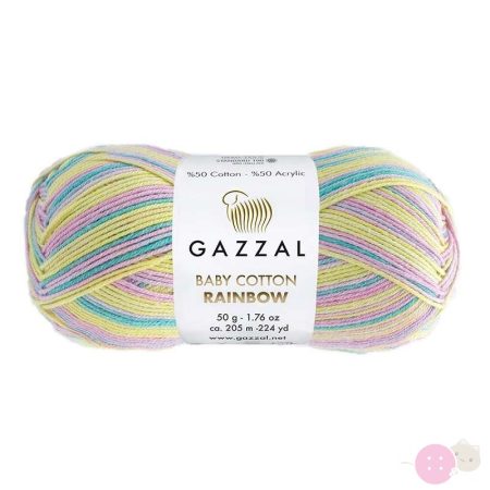 Gazzal Baby Cotton Rainbow - 481