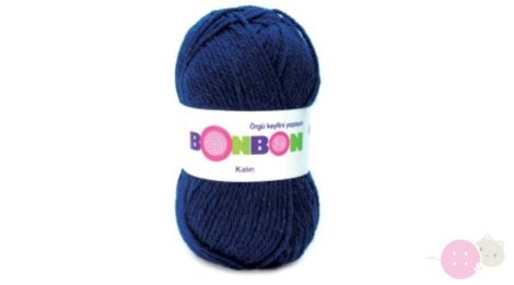 Nako Bonbon Kalin fonal - sötétkék-98583
