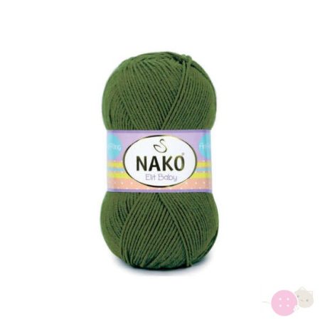 Nako Elit Baby fonal - 10665 - erdőzöld