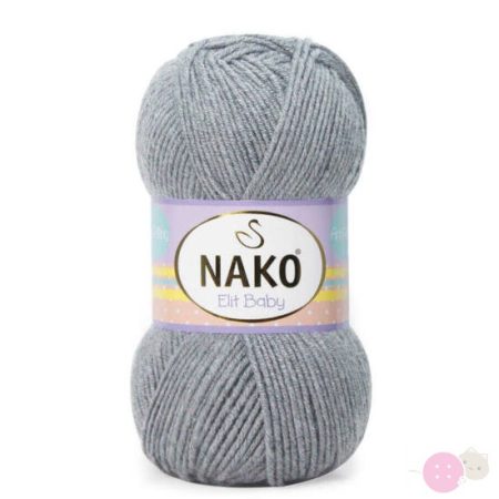 Nako Elit Baby fonal - 195 - szürke