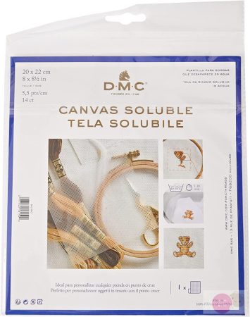  DMC Soluble Canava vízoldható hímzőalap 